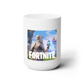 Fortnite Creative White Ceramic Mug 15oz With BPA Free