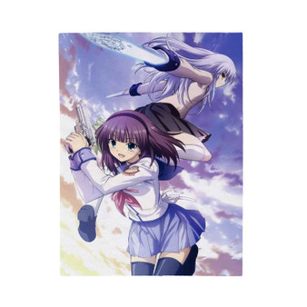 Angel Beats Best Velveteen Plush Polyester Blanket Bedroom Family