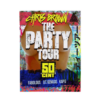 Chris Brown The Party Tour Velveteen Plush Polyester Blanket Bedroom Family