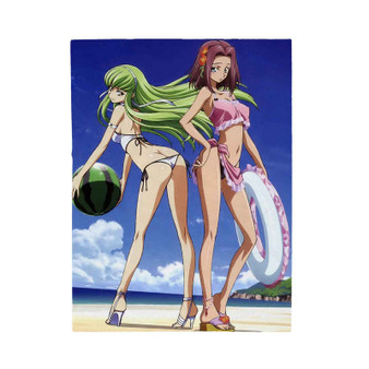 Code Geass Sexy Girls Velveteen Plush Polyester Blanket Bedroom Family