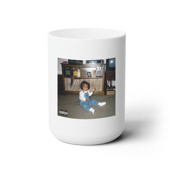 Ab Soul Herbert White Ceramic Mug 15oz With BPA Free