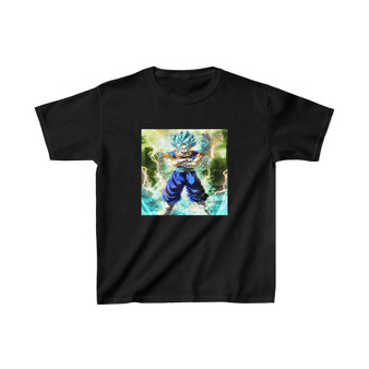 Vegito Super Saiyan Blue Dragon Ball Super Best Unisex Kids T-Shirt Clothing Heavy Cotton Tee