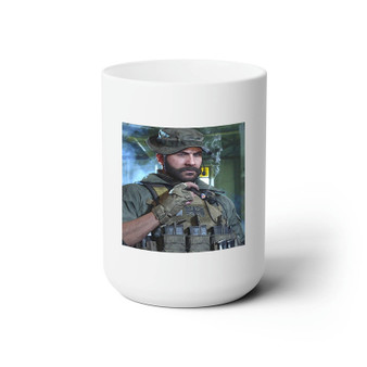 Captain Price Call of Duty White Ceramic Mug 15oz With BPA Free