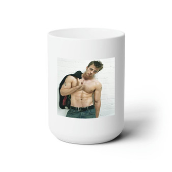 Chris Evans White Ceramic Mug 15oz With BPA Free