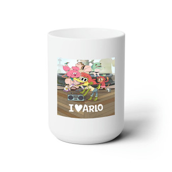 I Heart Arlo White Ceramic Mug 15oz With BPA Free