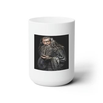 Ian Mc Kellen Gandalf White Ceramic Mug 15oz With BPA Free