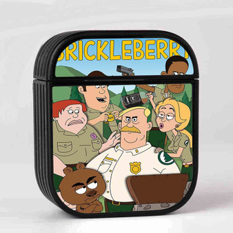 Brickleberry AirPods Case Cover Sublimation Hard Durable Plastic Glossy