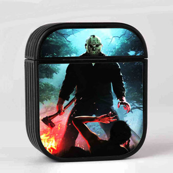 Friday the 13th The Game AirPods Case Cover Sublimation Hard Durable Plastic Glossy