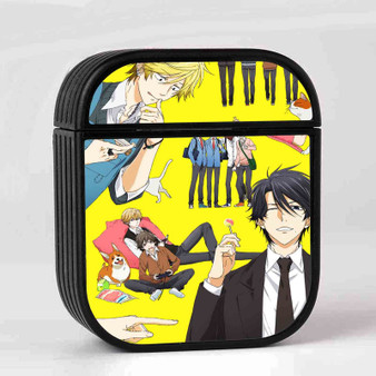 Hitorijime My Hero AirPods Case Cover Sublimation Hard Durable Plastic Glossy