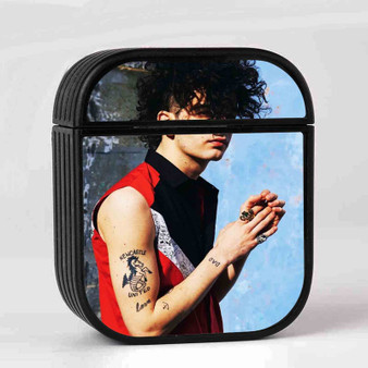 Matt Healy AirPods Case Cover Sublimation Hard Durable Plastic Glossy