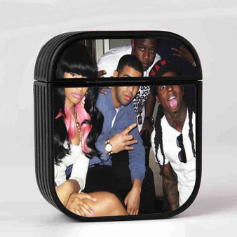 No Frauds Nicki Minaj Drake Lil Wayne AirPods Case Cover Sublimation Hard Durable Plastic Glossy