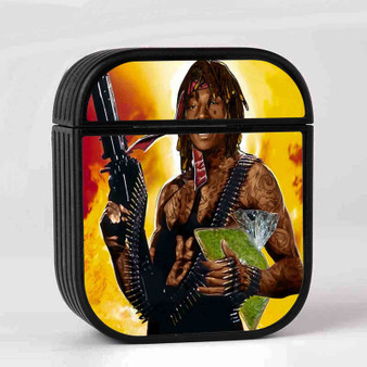 Pull Up With A Zip Wiz Khalifa AirPods Case Cover Sublimation Hard Durable Plastic Glossy