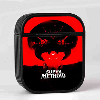 Super Metroid AirPods Case Cover Sublimation Hard Durable Plastic Glossy