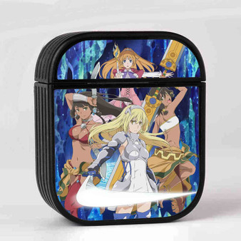 Sword Oratoria AirPods Case Cover Sublimation Hard Durable Plastic Glossy