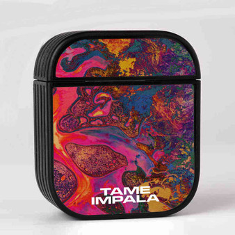 Tame Impala Art AirPods Case Cover Sublimation Hard Durable Plastic Glossy