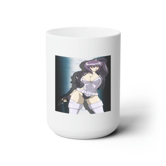 Motoko Kusanagi Ghost in the Shell White Ceramic Mug 15oz With BPA Free