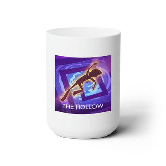 The Hollow White Ceramic Mug 15oz With BPA Free