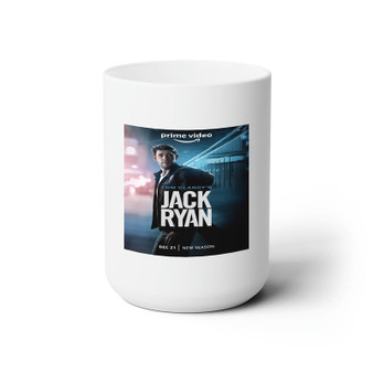 Tom Clancy s Jack Ryan White Ceramic Mug 15oz With BPA Free