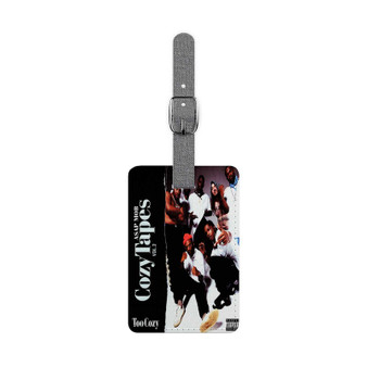 ASAP Mob Polyester Saffiano Rectangle White Luggage Tag Card Insert