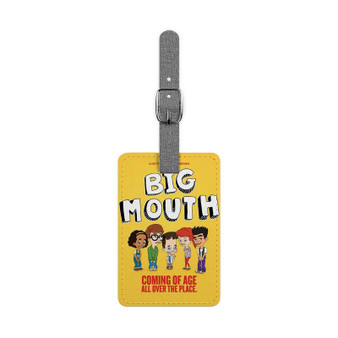 Big Mouth Polyester Saffiano Rectangle White Luggage Tag Card Insert