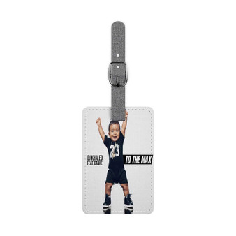 DJ Khaled To the Max Polyester Saffiano Rectangle White Luggage Tag Card Insert