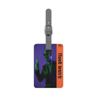 Flood Watch Juicy J Feat Offset Polyester Saffiano Rectangle White Luggage Tag Card Insert