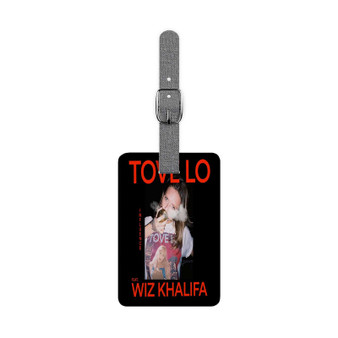 Influence Tove Lo Feat Wiz Khalifa Polyester Saffiano Rectangle White Luggage Tag Card Insert