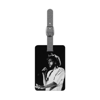 J Cole Awesome Polyester Saffiano Rectangle White Luggage Tag Card Insert