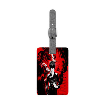 Persona 5 Polyester Saffiano Rectangle White Luggage Tag Card Insert