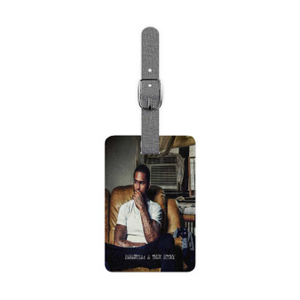 Phone Jumpin Dave East Feat Wiz Khalifa Polyester Saffiano Rectangle White Luggage Tag Card Insert