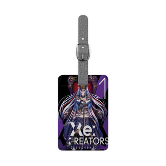 Re Creators Polyester Saffiano Rectangle White Luggage Tag Card Insert