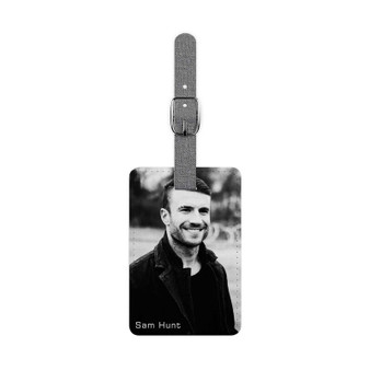 Sam Hunt Polyester Saffiano Rectangle White Luggage Tag Card Insert