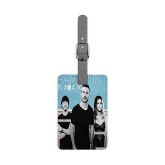 Sam Hunt 15 In A 30 Tour Polyester Saffiano Rectangle White Luggage Tag Card Insert