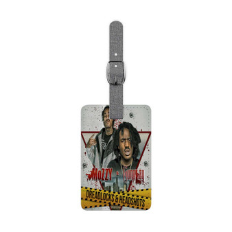 That Eazy Mozzy Gunplay Polyester Saffiano Rectangle White Luggage Tag Card Insert