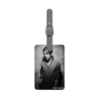 Tom Odell Polyester Saffiano Rectangle White Luggage Tag Card Insert