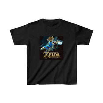 The Legend of Zelda Breath of the Wild Link Unisex Kids T-Shirt Clothing Heavy Cotton Tee