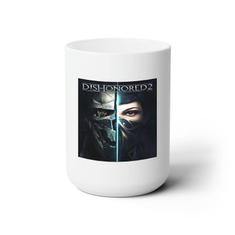 Dishonored 2 White Ceramic Mug 15oz Sublimation BPA Free