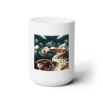 Fight Club White Ceramic Mug 15oz Sublimation BPA Free