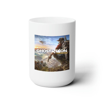 Ghost Recon Wildlands White Ceramic Mug 15oz Sublimation BPA Free