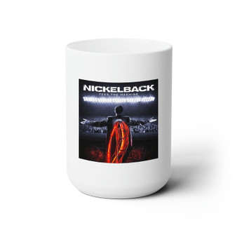 Nickelback Feed the Machine White Ceramic Mug 15oz Sublimation BPA Free