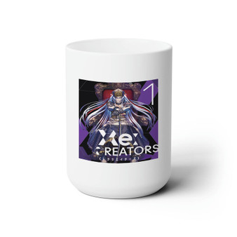 Re Creators White Ceramic Mug 15oz Sublimation BPA Free