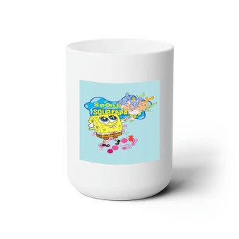 Spongebob Squarepants White Ceramic Mug 15oz Sublimation BPA Free