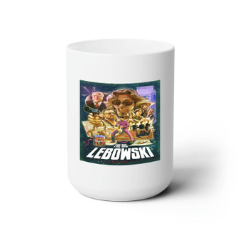 The Big Lebowski White Ceramic Mug 15oz Sublimation BPA Free