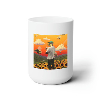 Tyler The Creator Boredom White Ceramic Mug 15oz Sublimation BPA Free