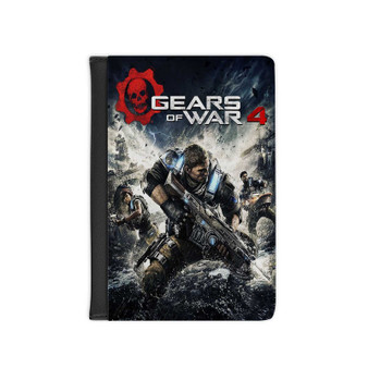 Gears of War 4 PU Faux Leather Passport Cover Wallet Black Holders Luggage Travel