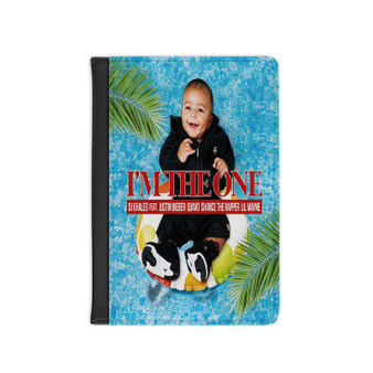 I m The One DJ Khaled Feat Justin Bieber Quavo Chance The Rapper PU Faux Leather Passport Cover Wallet Black Holders Luggage Travel