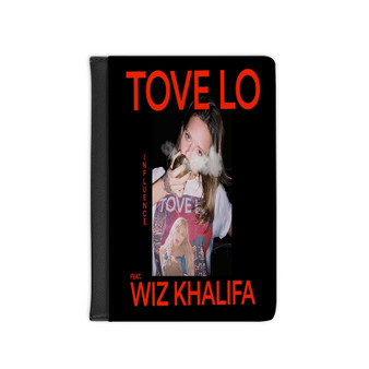 Influence Tove Lo Feat Wiz Khalifa PU Faux Leather Passport Cover Wallet Black Holders Luggage Travel
