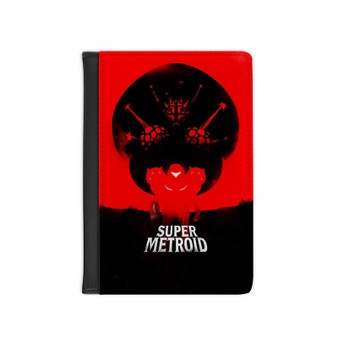 Super Metroid PU Faux Leather Passport Cover Wallet Black Holders Luggage Travel
