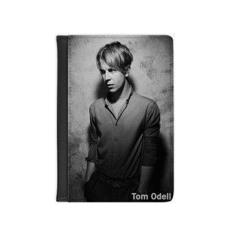 Tom Odell PU Faux Leather Passport Cover Wallet Black Holders Luggage Travel