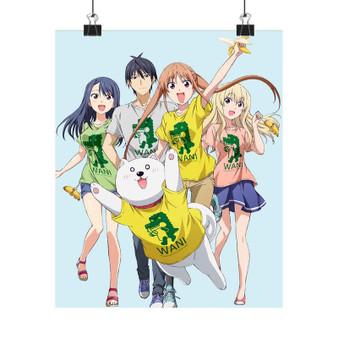 Aho Girl Silky Poster Satin Art Print Wall Home Decor